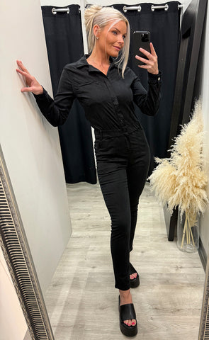 Melly samfestingur - black