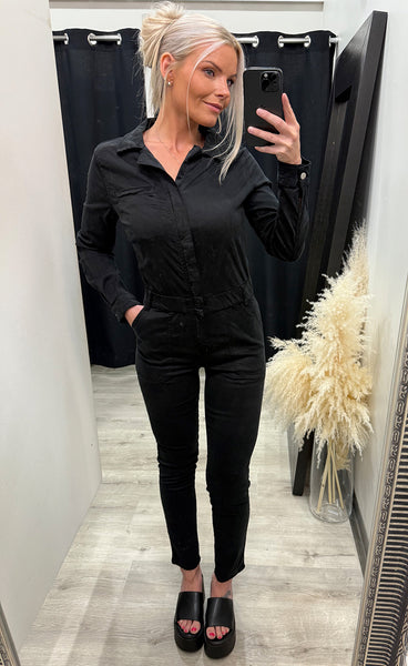 Melly samfestingur - black