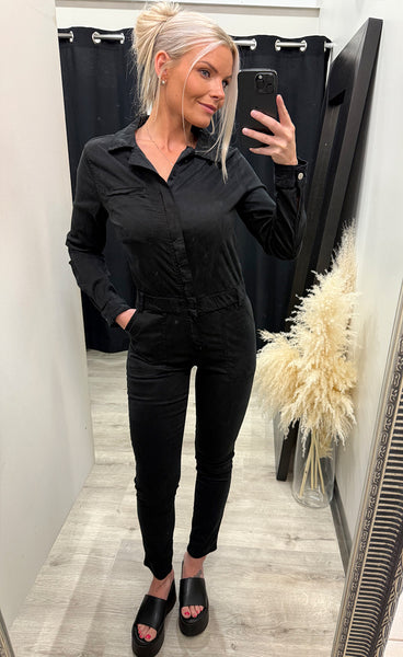 Melly samfestingur - black