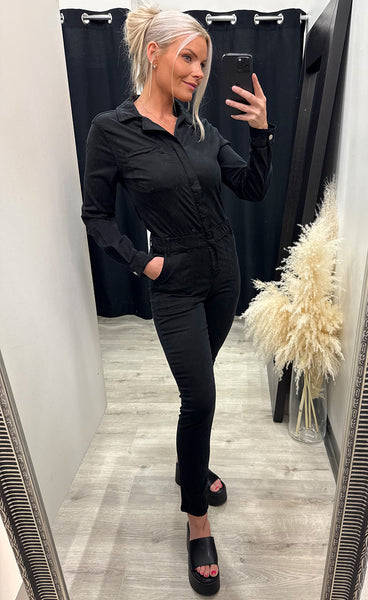 Melly samfestingur - black