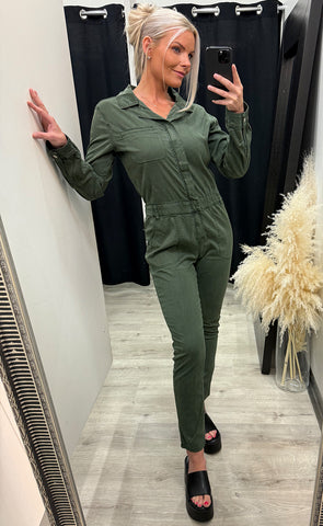 Melly samfestingur - dark green