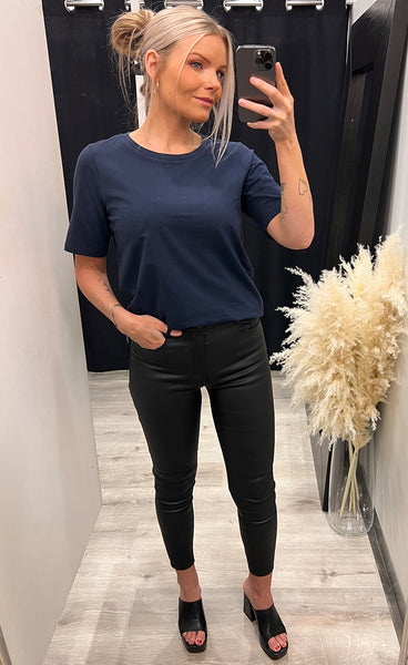 Shoulder tee - navy