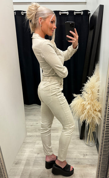 Melly samfestingur - beige