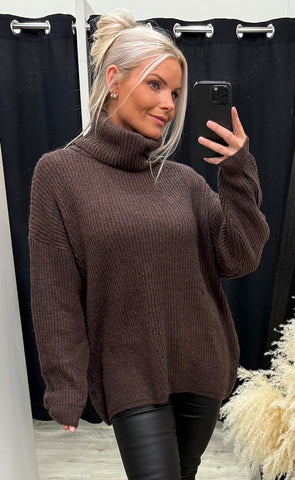 Chloe pullover - choco