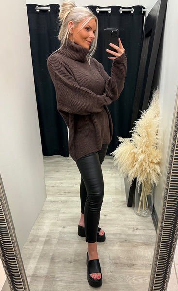Chloe pullover - choco