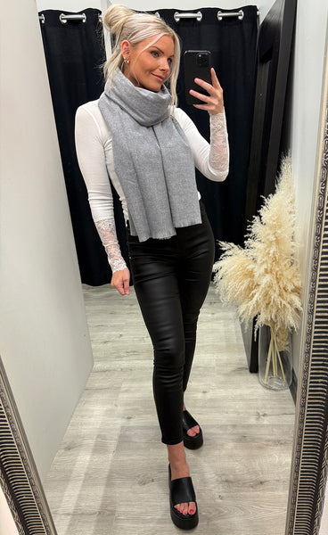 Parise scarf 1 - grey melange