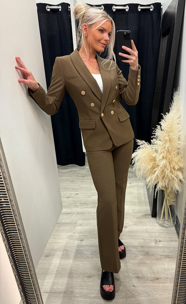 Comfy eloise blazer - brown sugar