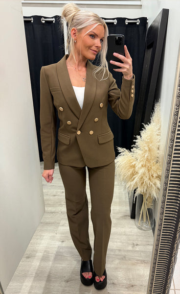 Comfy eloise blazer - brown sugar