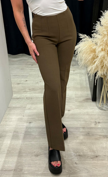 Comfy olana wide pants - brown sugar