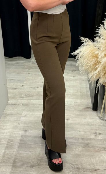 Comfy olana wide pants - brown sugar