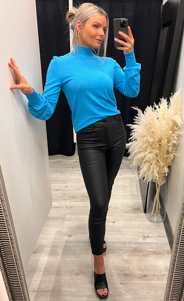 Mafa turtleneck - ocean blue