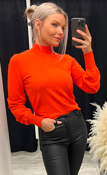 Mafa turtleneck - orange