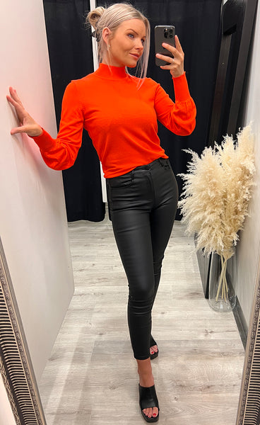 Mafa turtleneck - orange