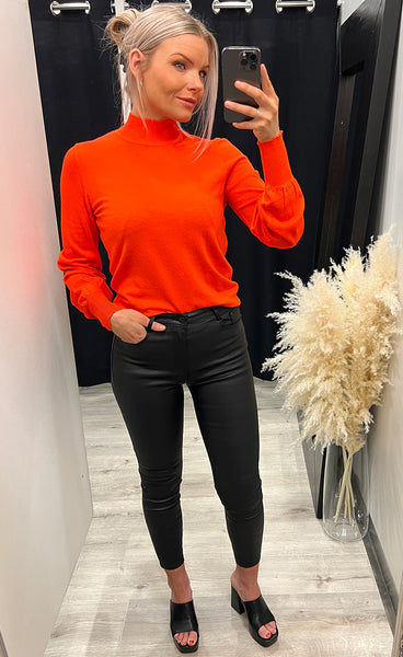 Mafa turtleneck - orange