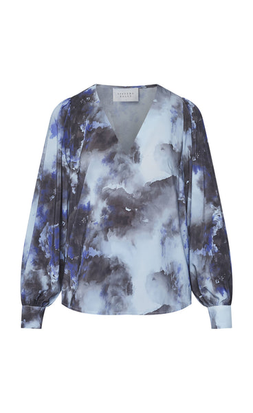 Vanti blouse - grey/blue