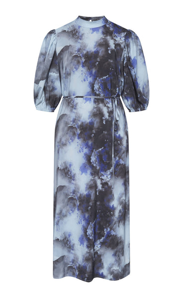 Ventia dress - grey/blue