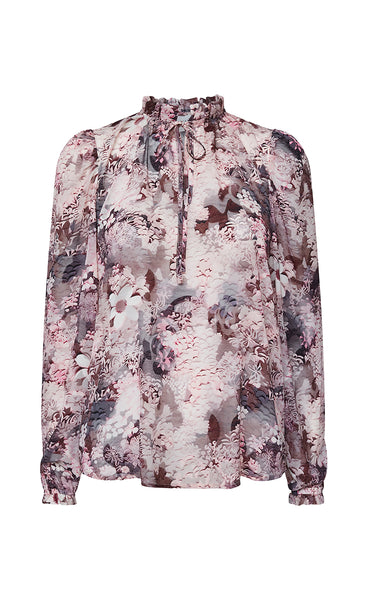 Elza blouse - flower blush