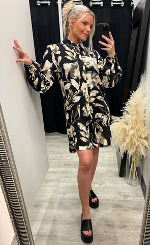 Ariana dress 13 - floral black