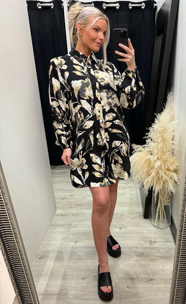 Ariana dress 13 - floral black