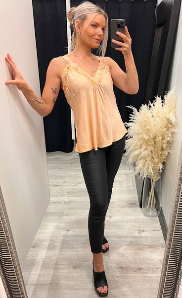 Ava satín bolur - litur 1