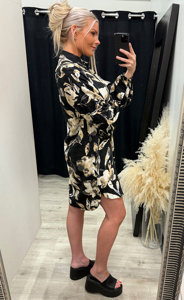 Ariana dress 13 - floral black