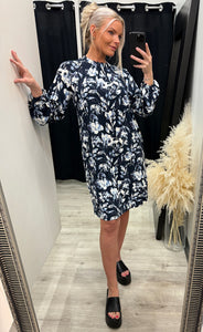 Seen dress 12 - floral nightsky