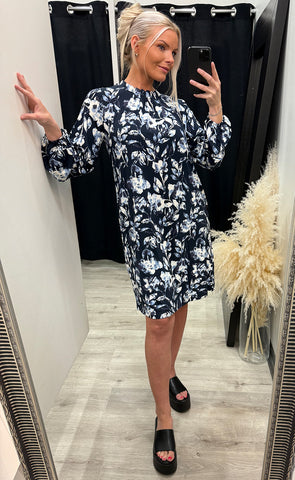 Seen dress 12 - floral nightsky