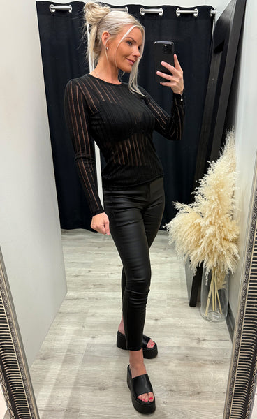 Olivie longsleeve - black