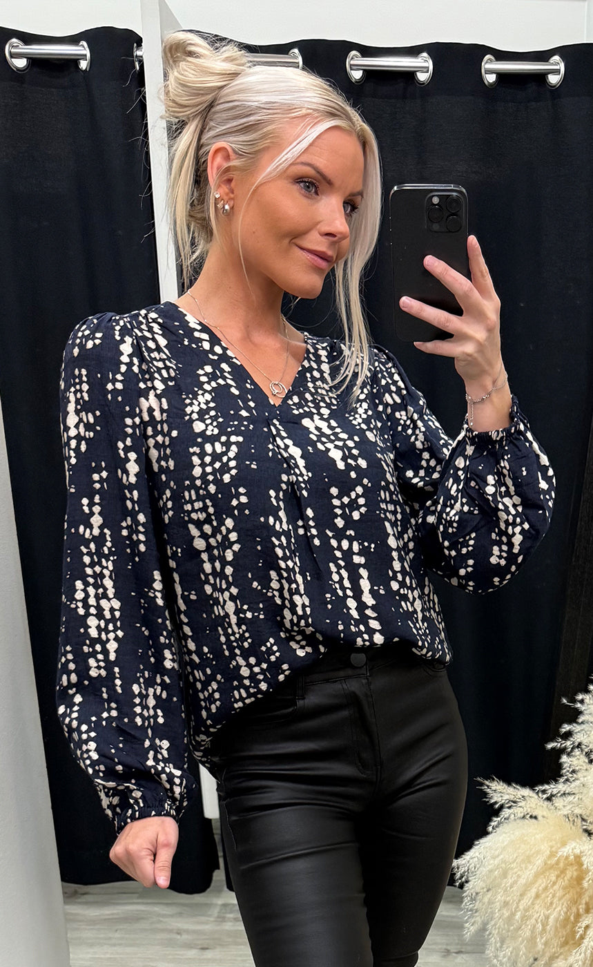 Ariana blouse 4 - nightsky drop