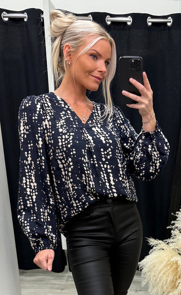 Ariana blouse 4 - nightsky drop