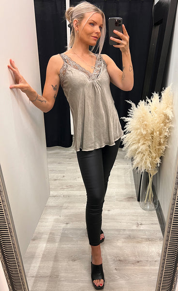 Ava satín bolur - litur 15