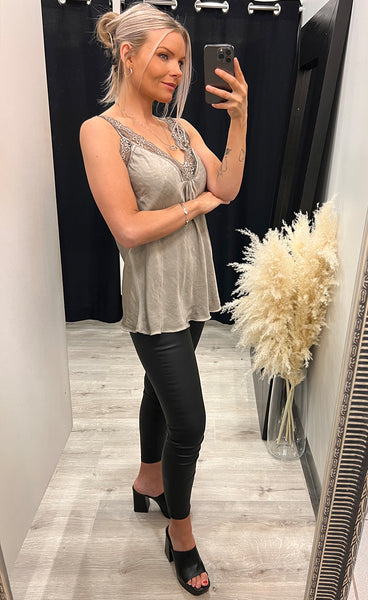 Ava satín bolur - litur 15