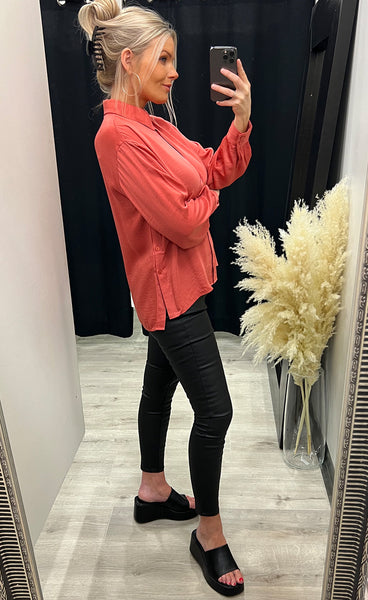 Nanella shirt - mineral red
