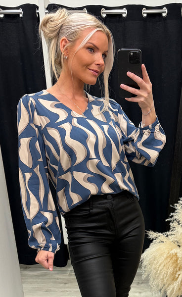 Justini blouse 1 - bering sea