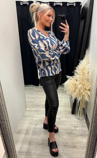 Justini blouse 1 - bering sea
