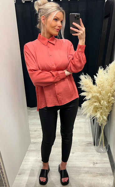 Nanella shirt - mineral red