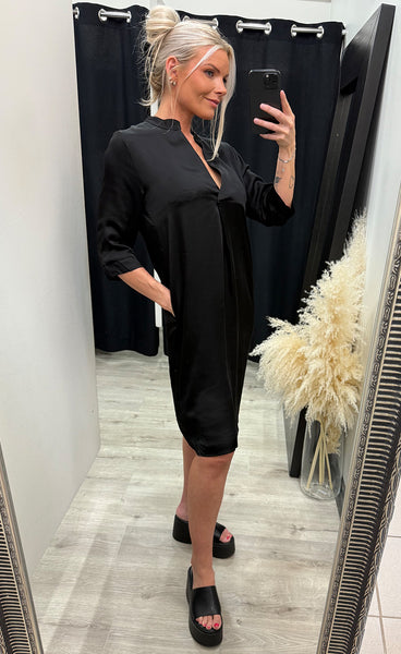 Cilje tunic dress - 000 black