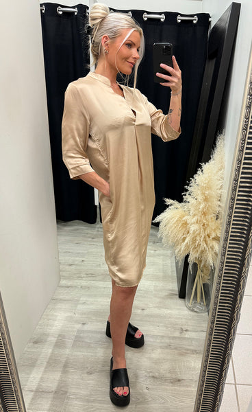 Cilje tunic dress - 130 sand