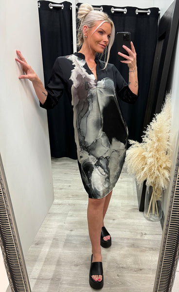 Cilje tunic dress - 003 print