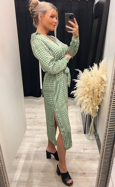 Eron shirt dress - green