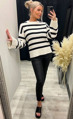 Jillena pullover - egret/black