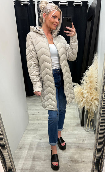 Bapadding jacket 12 - feather gray