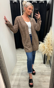 Sanny cardigan 7 - cocoa melange