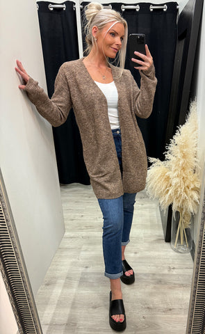 Sanny cardigan 7 - cocoa melange