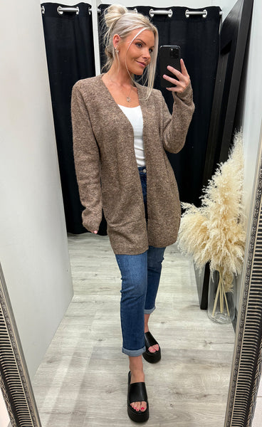 Sanny cardigan 7 - cocoa melange