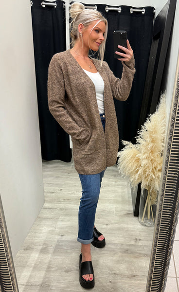 Sanny cardigan 7 - cocoa melange
