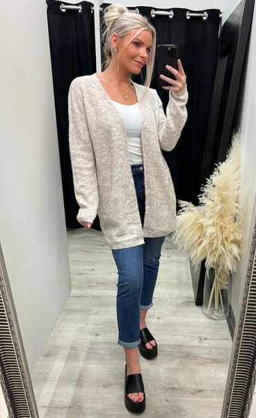 Sanny cardigan 7 - oatmeal melange