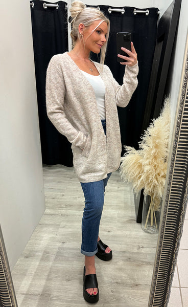 Sanny cardigan 7 - oatmeal melange