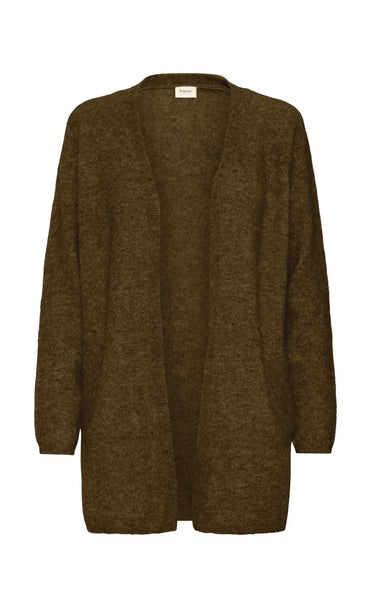 Sanny cardigan 7 - dusty olive melange