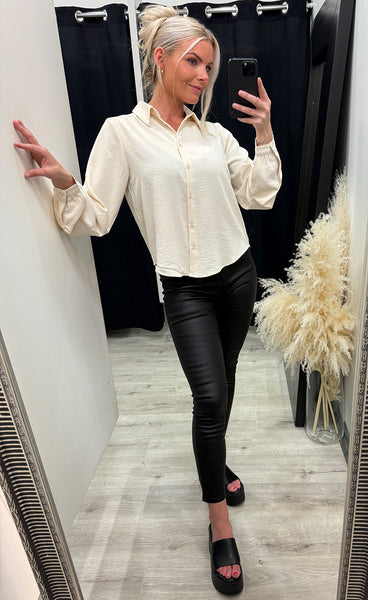 Kimmie shirt - birch